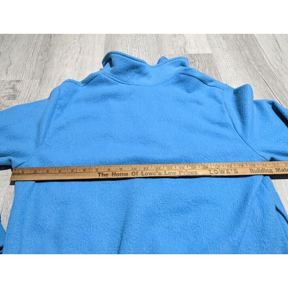 Vintage Sweater Pacific Trail Adult Sz M Medium Blue Fleece Pullover 1/4 Zip - Picture 6 of 6